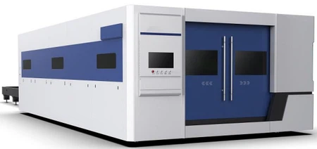 Full Enclosed Fiber Laser Metal Cutting Machine With Exchange Table