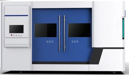 Full Enclosed Fiber Laser Metal Cutting Machine With Exchange Table