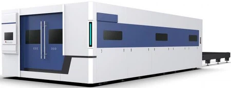 6Kw Laser Cutting Machine CNC Metal Sheet Fiber Laser Cutter Exchange Table With Cover